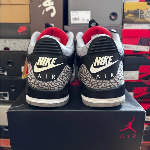 Size 8 - Jordan 3 Black Cement (2018) - Picture 4 of 9